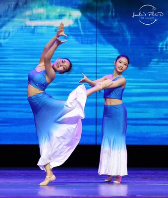 Adult Dai Dai Dance Show Show Stretch Performance Dress Gradual Performance Dress