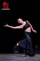 Dai Ethnic Dance Dress Rehearsal Dress With Long Skirt Peacock Dance Performance Dress Rehearsal for Dai ethnic dance practice dress