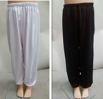 Children Practice Pants Black White Light Cage Pants Practice Martial Arts Boy Performance Kung Fu Costume Adult pants