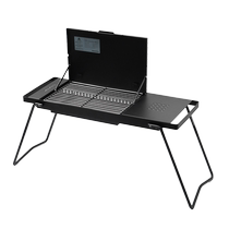 Noke Zhongshan BBQ outdoor folding portable barbecue grill camping barbecue table home courtyard around the stove to make tea