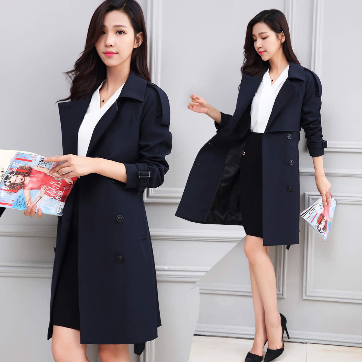 Trench pour femme en Polyester - Ref 3227143 Image 4