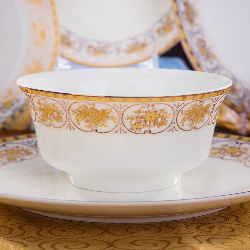 Jingdezhen dishes home ipads porcelain tableware dishes chopsticks Chinese ceramics contracted to use housewarming gift set