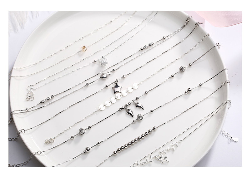 Bracelet de cheville Femme en Argenterie - Ref 3102722 Image 7