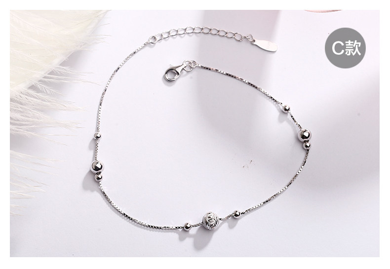 Bracelet de cheville Femme en Argenterie - Ref 3102722 Image 12