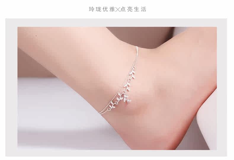 Bracelet de cheville Femme en Argenterie - Ref 3102269 Image 12