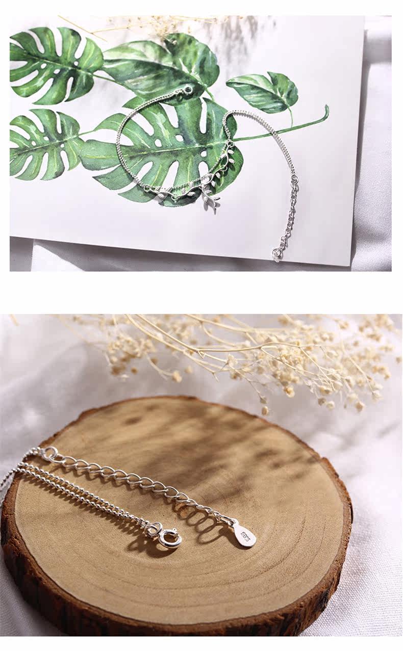 Bracelet de cheville Femme en Argenterie - Ref 3102269 Image 11