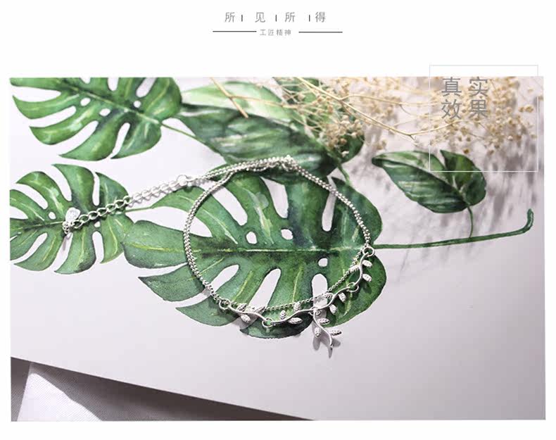 Bracelet de cheville Femme en Argenterie - Ref 3102269 Image 13