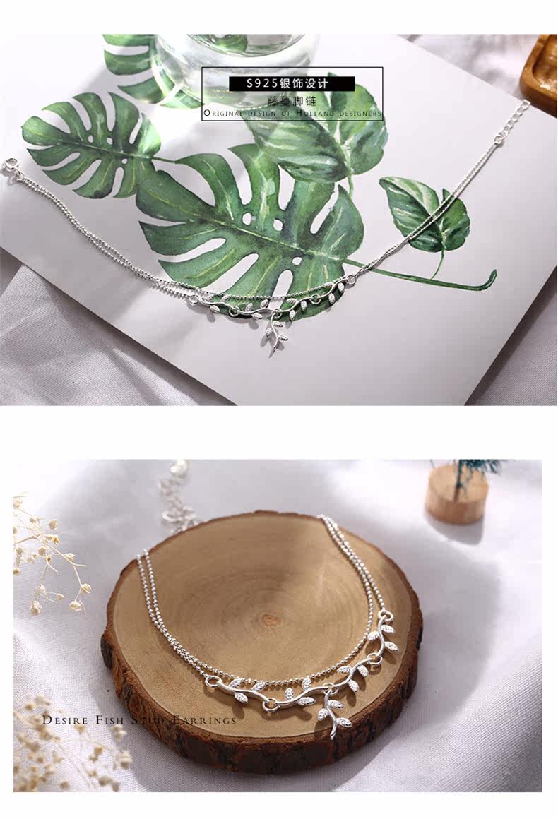 Bracelet de cheville Femme en Argenterie - Ref 3102269 Image 9