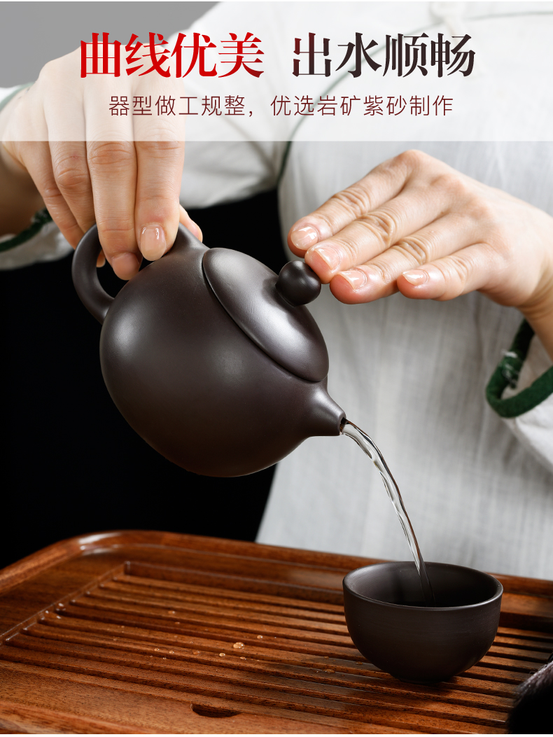 Porcelain sand Billy solid wood small mini tea tray was god contracted household water type tea sea kung fu tea tea tea
