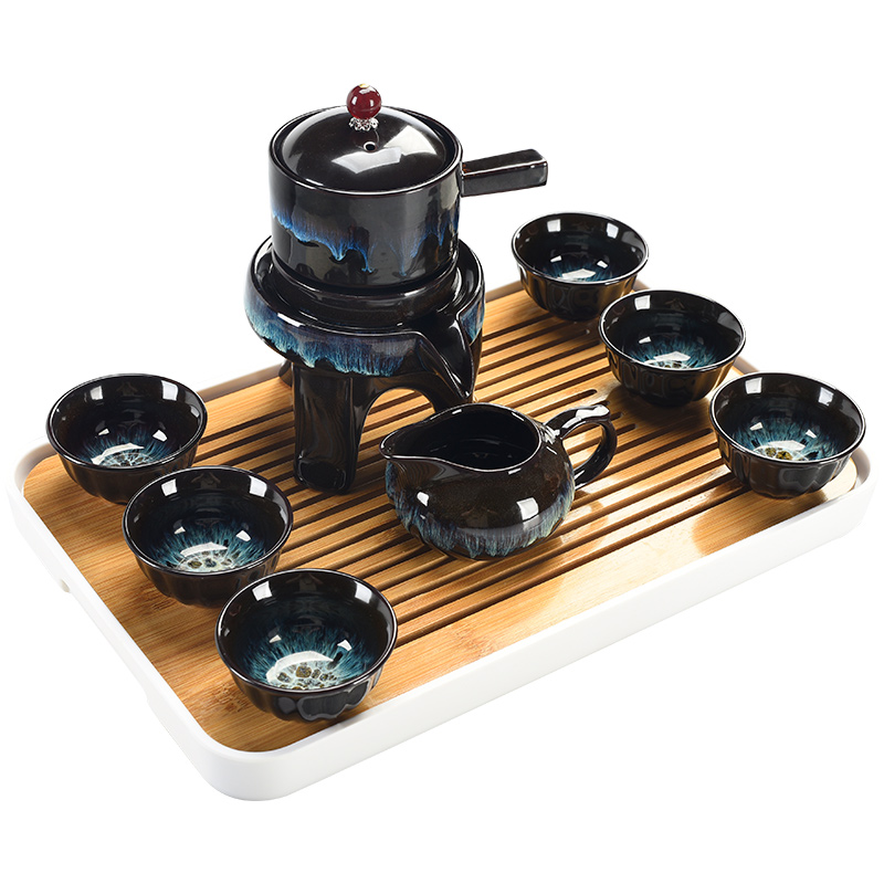 Kung fu tea set porcelain god visitor household of Chinese style tea small tea table is contracted tea cups dry tea tray
