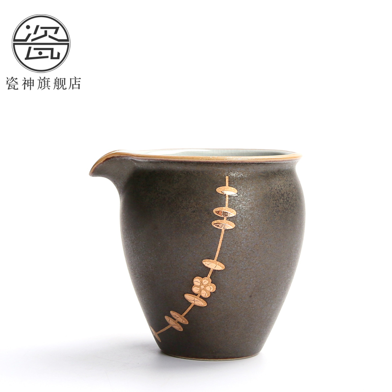 Your up porcelain the jun kung fu tea set hand - made paint filter fair keller of tea sea Japanese household contracted cups