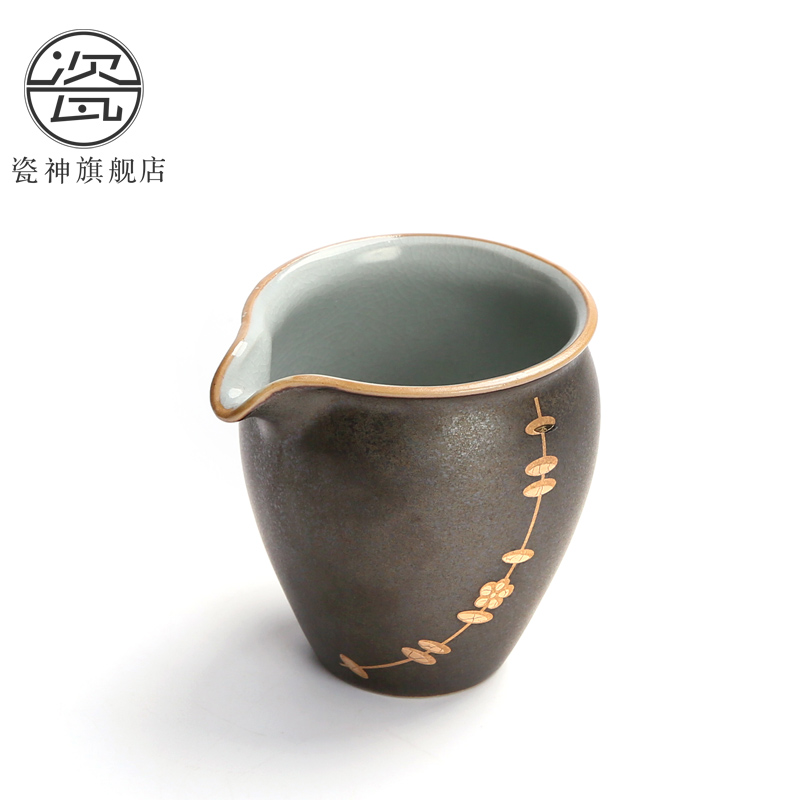 Your up porcelain the jun kung fu tea set hand - made paint filter fair keller of tea sea Japanese household contracted cups