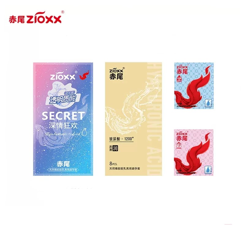 zioxx 赤尾 玻尿酸安全套 24只