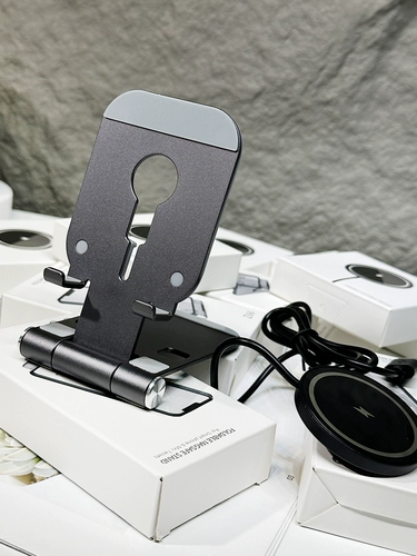 Трубка, металлический комплект, беспроводной портативный настольный зарядный кабель, 20W, алюминиевый сплав