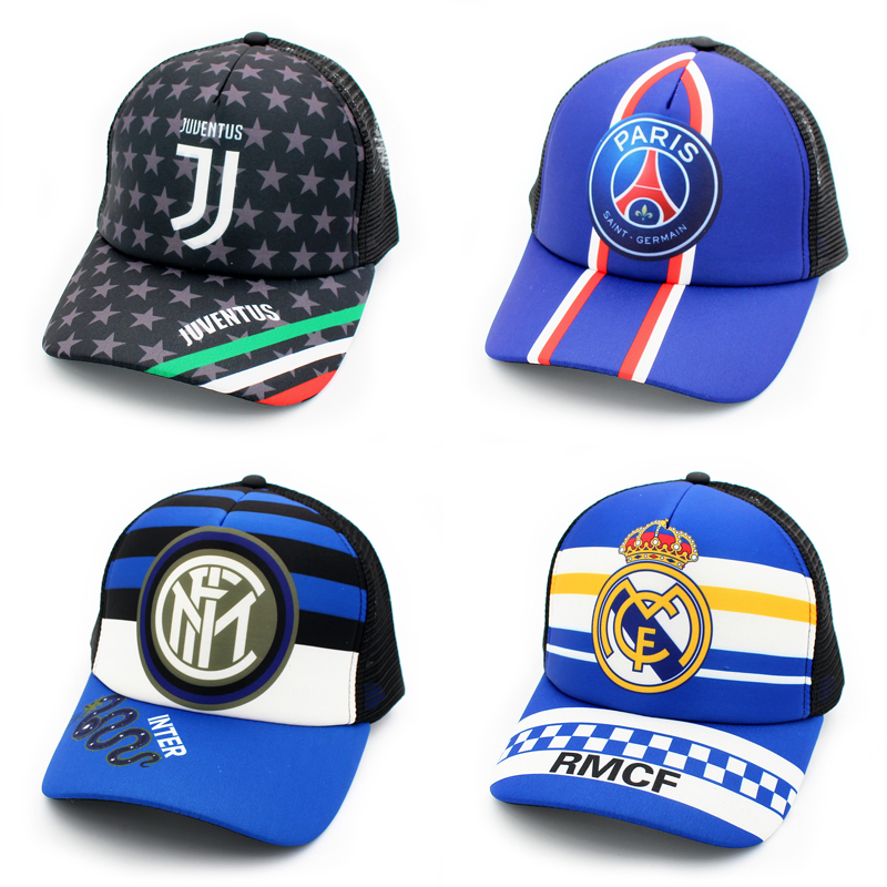 Football C Romesi World Cup Real Mabassa AC Milan Juve Season Nets Duck Tongue Hat Sun Cap