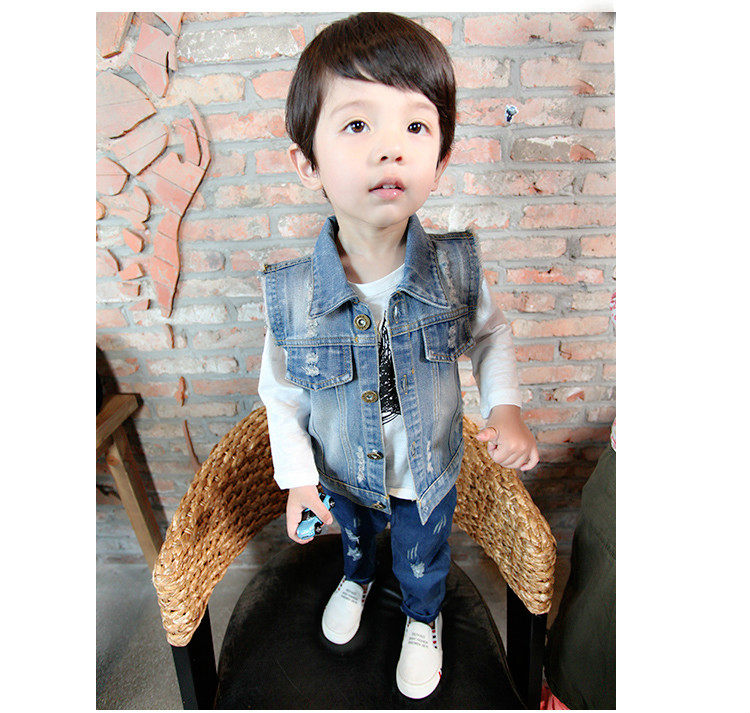 Gilet enfant en toile - Ref 2069076 Image 11