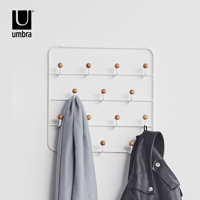Umbra door hook-to-door hook-free clothes receiver wall hanging door-back shelf wall hanging hanging rack