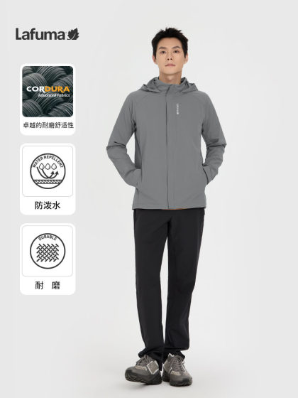 Lafuma/乐飞叶户外25新品拒水cordura耐磨夹克男登山露营徒步外套