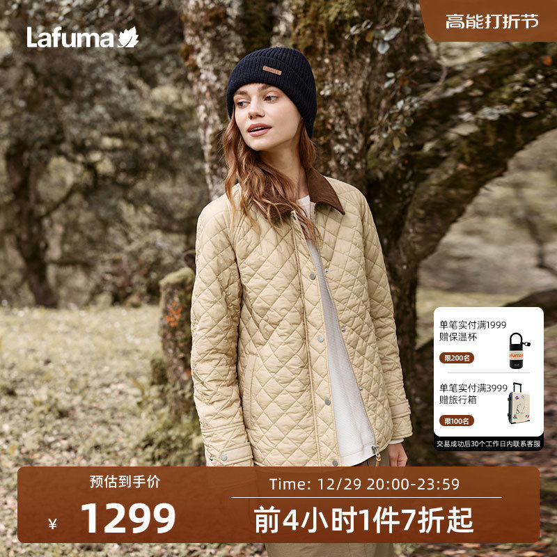 LAFUMA Leflying Leafs Outdoor Autumn Winter New Pint Comfort Warm Loose Flap Cotton Suit Woman Fashion Commuter Coat-Taobao