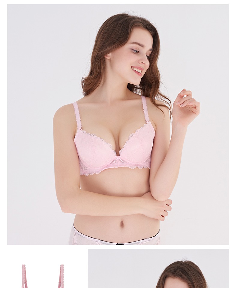 Eblin áo ngực có thể điều chỉnh được thu thập để nhận sữa trên chiếc cốc mỏng mỏng đồ lót ren gợi cảm ECBR889N11 - Áo ngực thể thao quần lót đùi