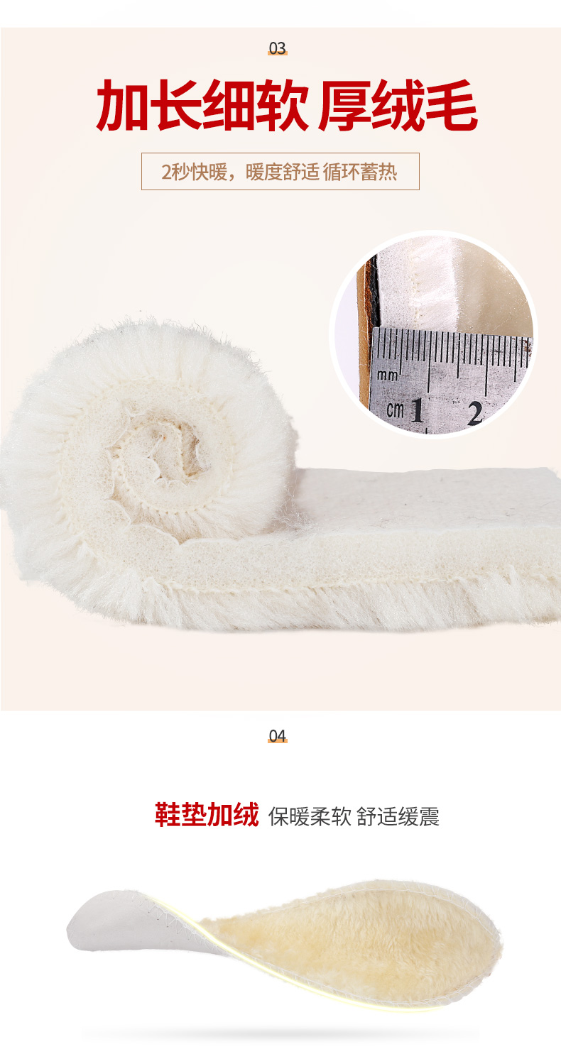 Kéo lại giày cotton mùa đông Giày nữ ấm tuyết cộng với nhung ấm Giày ngắn ống nữ ủng chống trượt giày boot nữ cổ thấp đế bằng
