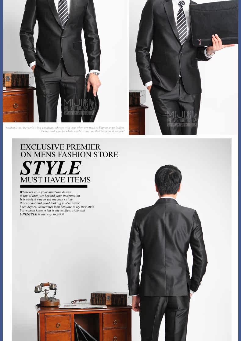 Costume homme en polyester pour Quatre saisons - Ref 1564297 Image 16