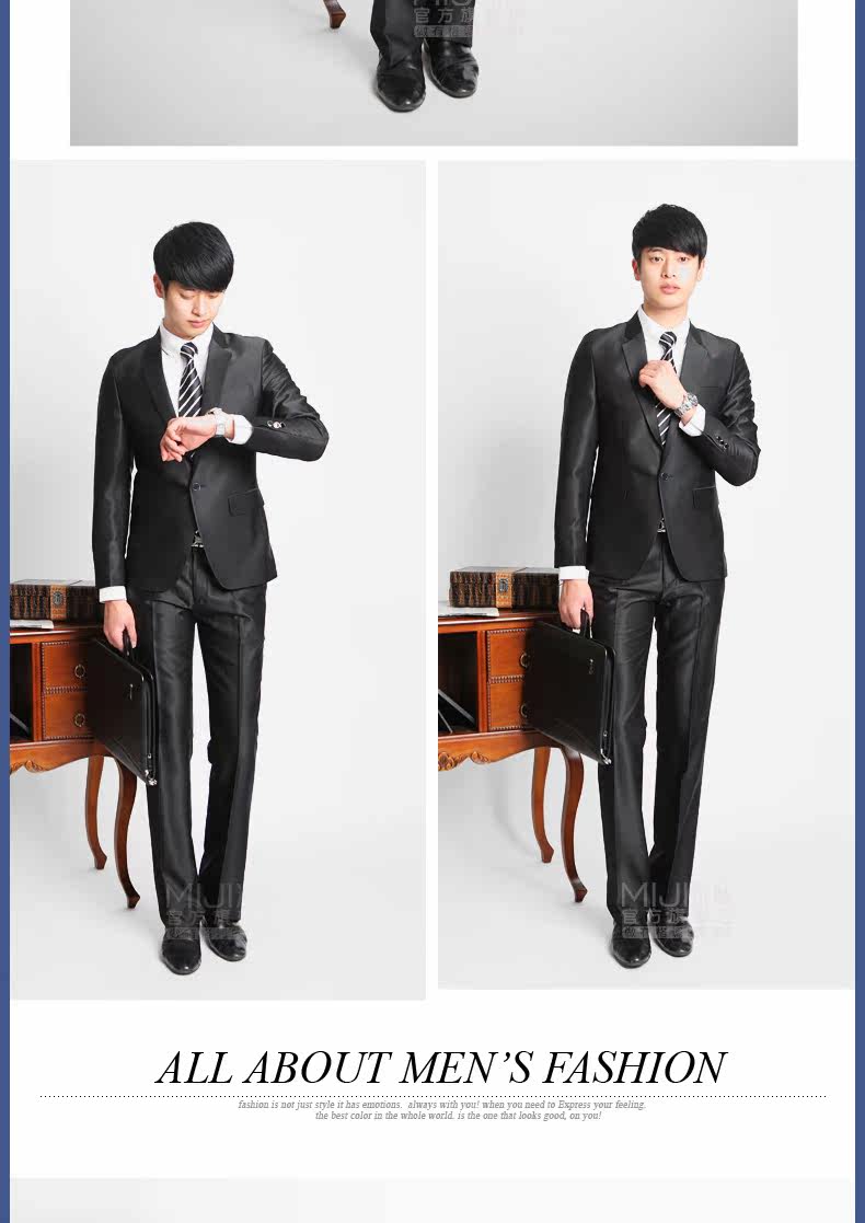 Costume homme en polyester pour Quatre saisons - Ref 1564297 Image 14