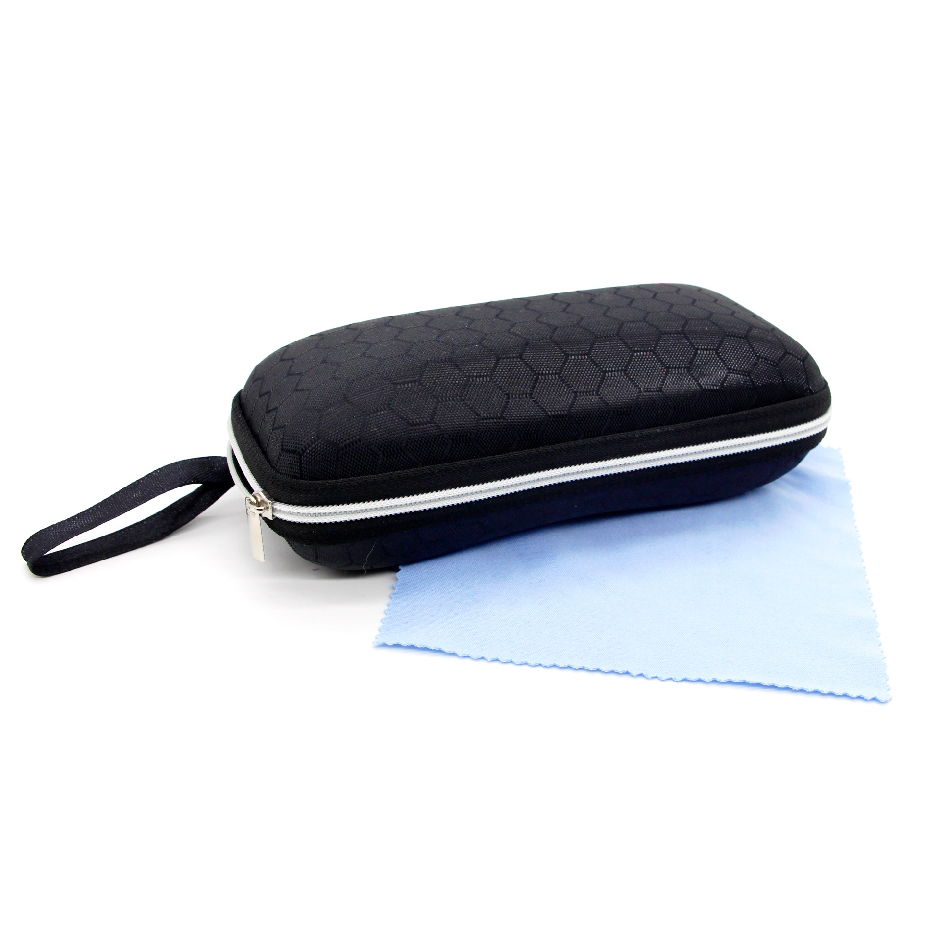 Portable glasses case polishing cut eye labor protection tool Oxford La chain storage bag welded goggles box