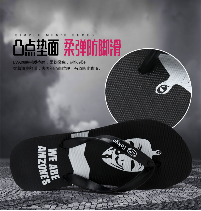 Zeng Ge dép xỏ ngón nam mùa hè dép mới và dép đi biển dép sandal nam hàng hiệu