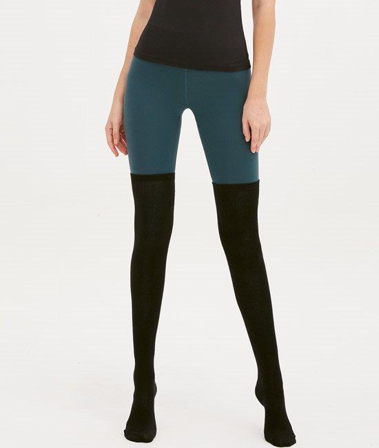 Autumn Winter South Korea Anti-Slip Yoga Long Socks Over Knee Warm Display Legs Long Women Knit Fitness Prati Sports Socks