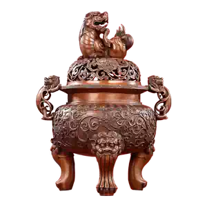 铜鎏金狮子香炉 狮子香炉铜- Top 100件狮子香炉铜- 2025年10月更新- Taobao