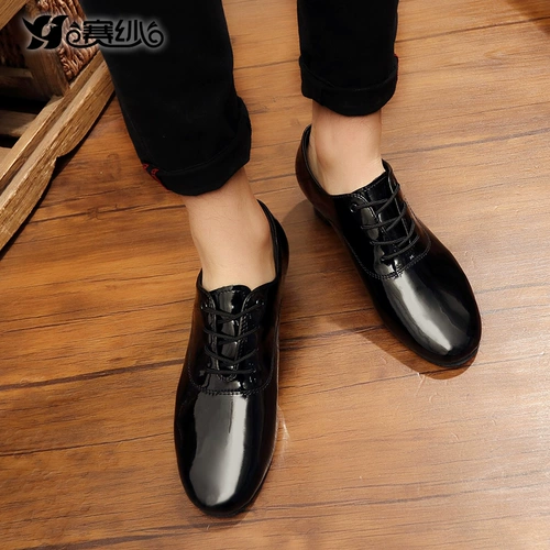 Профессиональная латиноамериканская танцевальная обувь для мальчиков взрослые блестящие резиновые подошвы чача ча cha rumba танцевальные туфли PU