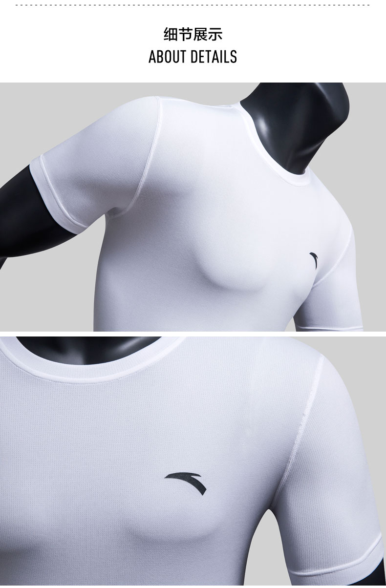 Anta sport suit nam mùa hè 2019 đích thực thoáng khí chạy bộ áo thun thể thao đào tạo quần short ngắn tay - Thể thao sau bộ đồ adidas nữ