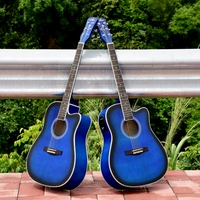 39 inch 40 inch 41 inch ballad ghi-ta góc xanh người mới bắt đầu giới thiệu sinh viên nhạc cụ hộp gỗ guitar - Nhạc cụ phương Tây đàn guitar cordoba