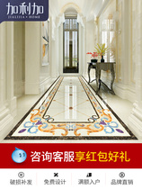 Simple modern Chinese living room floor tiles New aisle entrance tiles Parquet floor tiles polished crystal carpet tiles 800