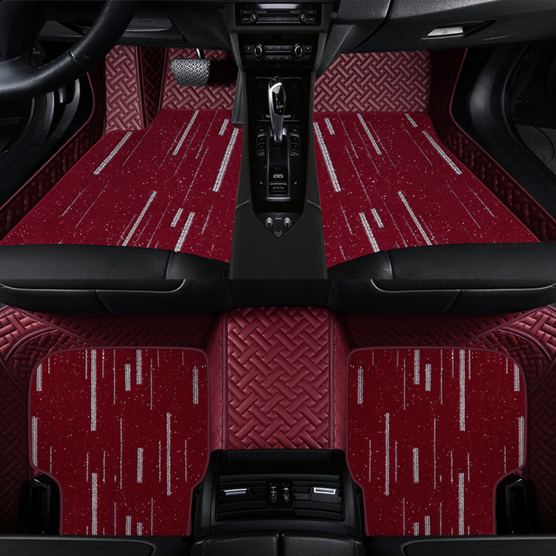 21 Lynk & Co 03, 01, 05, 02, 06 foot pads dedicated to all-encompassing silk circle carpets, easy to clean, car protection pads