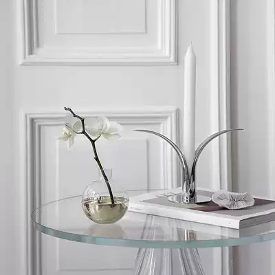 KISKIM Nordic ornaments decoration stainless steel iron candle holder romantic creative metal table home accessories