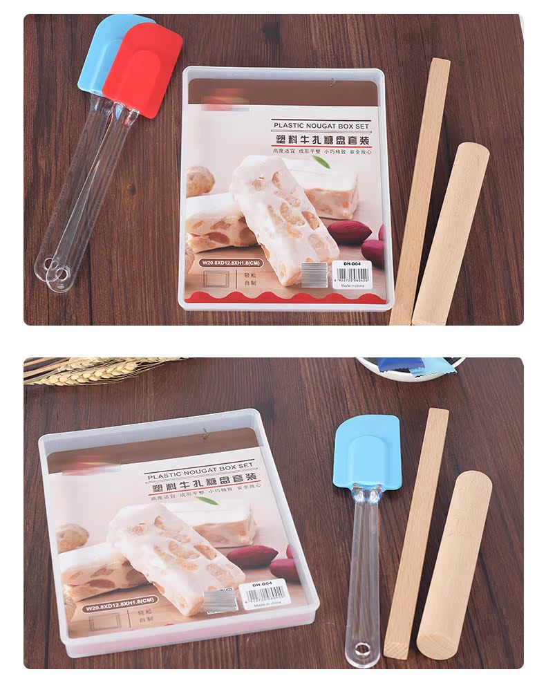 Nougat khuôn bộ không dính nhà DIY tay công cụ định hình 3456 bộ bakeware khay làm kem