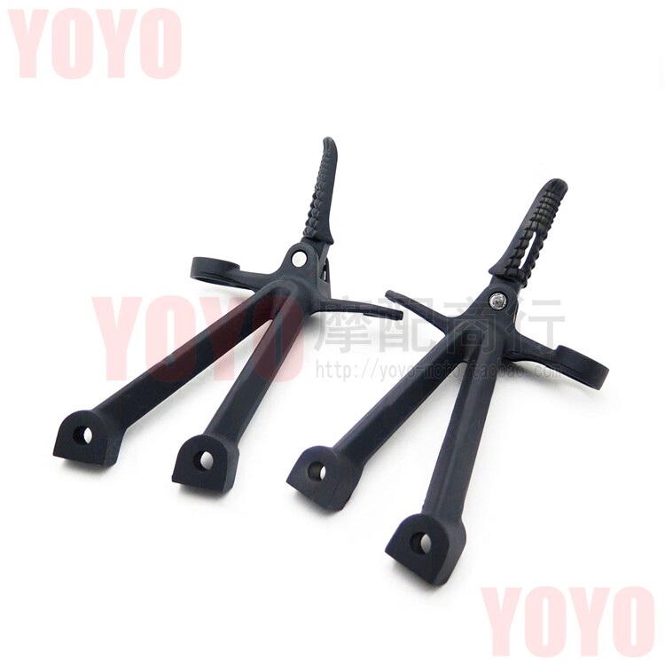 Suitable for GSXR1000 07-08 K7 modified black rear pedal assembly triangular plate bracket