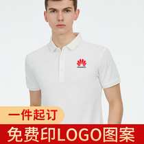 POLO Shirts Custom Summer Tshirt Work Class Clothing Advertising Culture Shirts Pure Cotton Flap Short Sleeve Embroidered Print logo