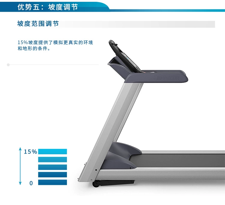 [Nhập khẩu Mỹ] phải là máy chạy bộ PRECOR TRM425 thiết bị tập thể dục thương mại câm tại nhà - Máy chạy bộ / thiết bị tập luyện lớn