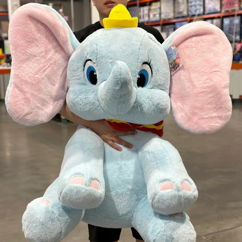 Disney Dumbo Plush Toy, Authentic Large Stuffed Animal, Giant Doll, Extra-Large Pillow Disney Dumbo Plush Toy, Authentic Large Stuffed Animal, Giant Doll, Extra-Large Pillow