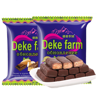 【第二件9.9】俄罗斯紫皮糖408g