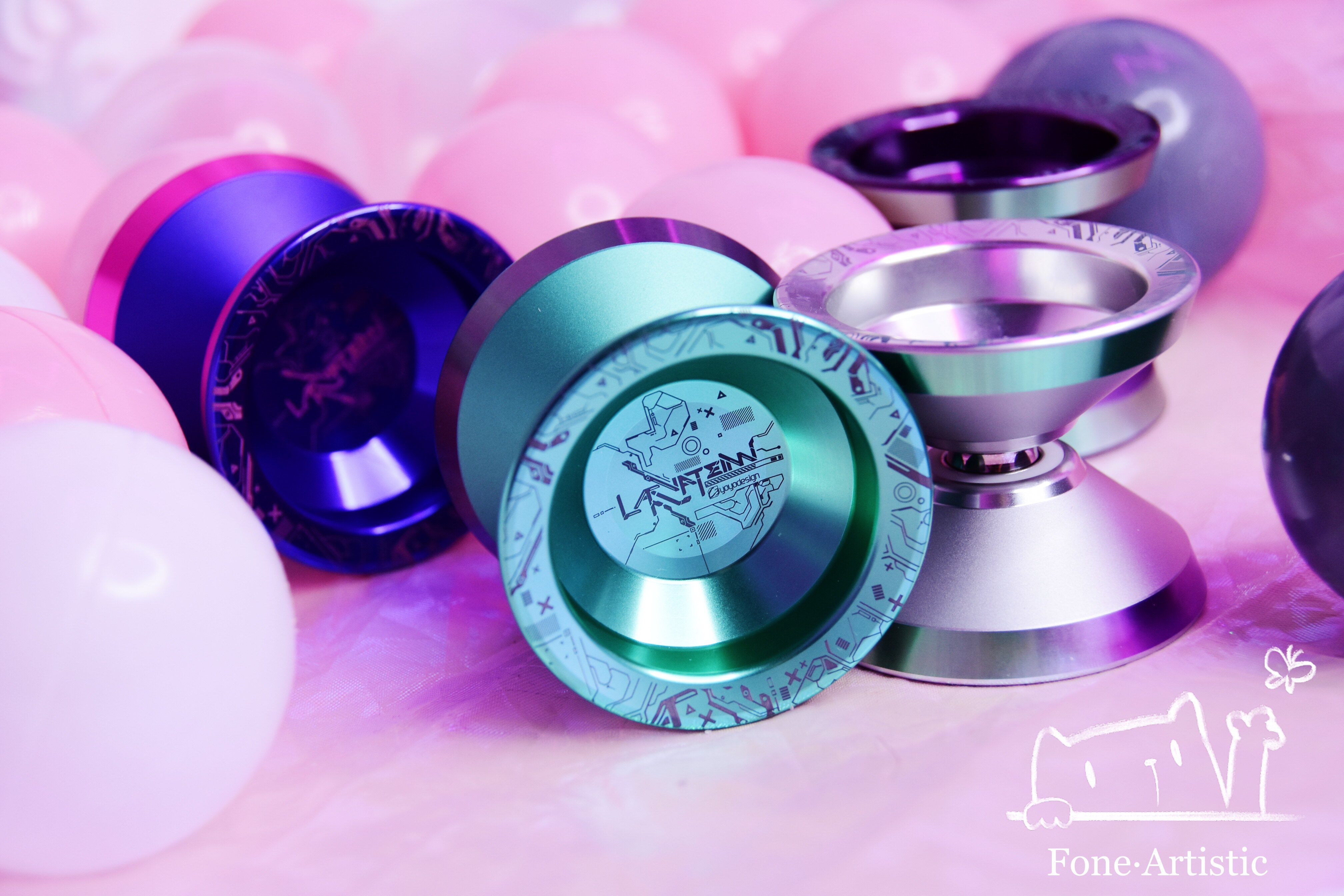 Initial tide playing C3yoyodesign a yo-yo with a new pint of victory with the sword yo-yo to give a bespoke yoyo