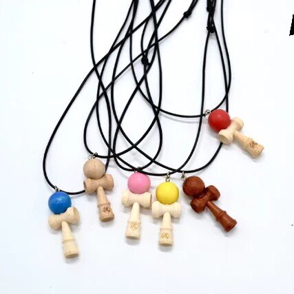 Initial tide play Kendama necklace HUN Soul Kendama necklace Pendant Hand pole movement
