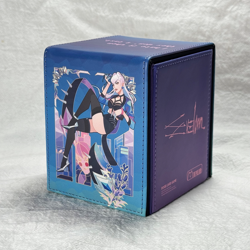 Rune Arena Card Box Embrace of Pain Evelynn Card Box League of Legends Tcg Faux Leather Box Evelynn Card Box