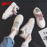 Warrior/回力 Демисезонная белая обувь, тканевые флисовые кроссовки для отдыха