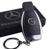 Mercedes Benz, креативная зажигалка с usb-зарядкой, электронный мужской портативный брелок для друга, подарок на день рождения
