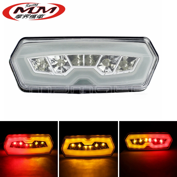 Thích hợp cho Honda cải tiến MSX125 CBR650F Little monster LED phía sau đèn xi nhan đèn báo phanh - Đèn xe máy