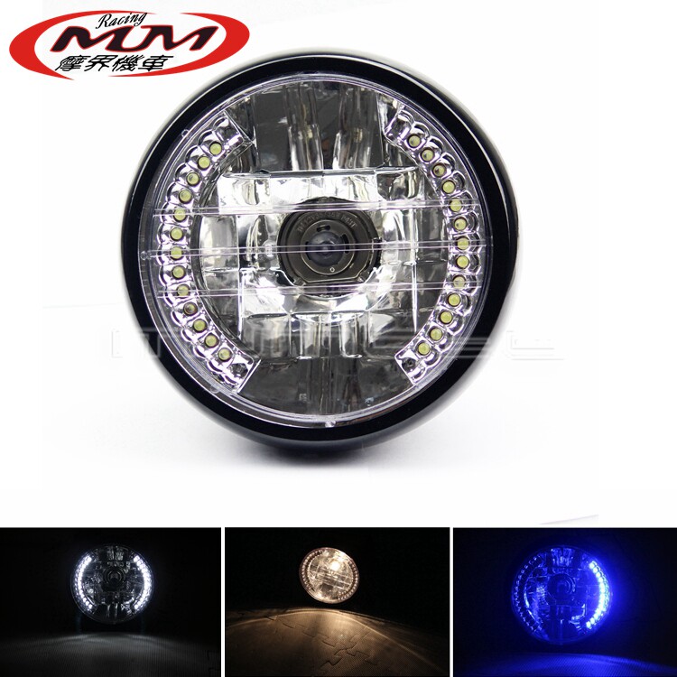 General Cross-country Pedal Streetcar Locomotive Retrofit LED Living-room Light Headlights Headlights Front Sun Light Steering Signal Light